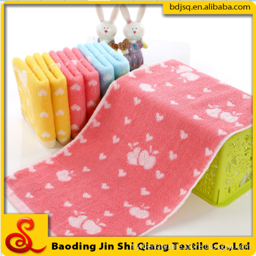 light color jacquard apples cheap price small hand towel for kids